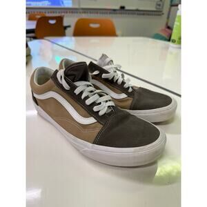 Vans Old Skool Brown/Tan Low Top Skate Shoes